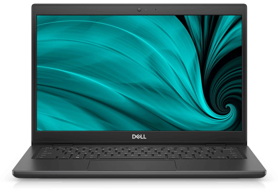 Dell Latitude 3540 laptop with Intel Core i5-1235U and 15.6" display, showcasing vibrant turquoise graphics.