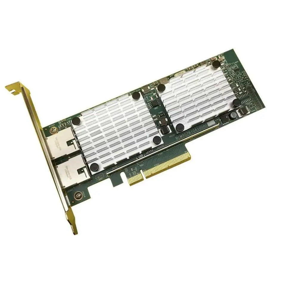 Placa de Rede Lenovo ISG 2P 1GbE RJ45 ST50, modelo 7ZT7A00482, com conector duplo para altas velocidades de rede.