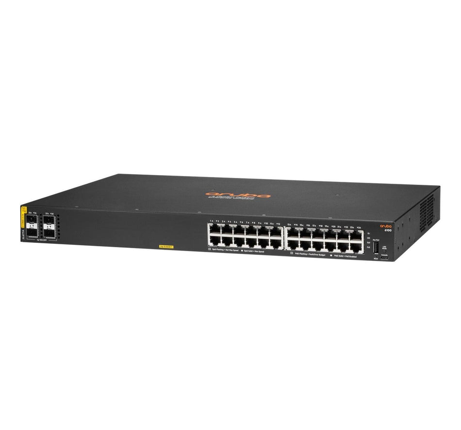 Switch HPE Aruba 6100 24G CL4 4SFP+ JL677A I - I.T. Computers
